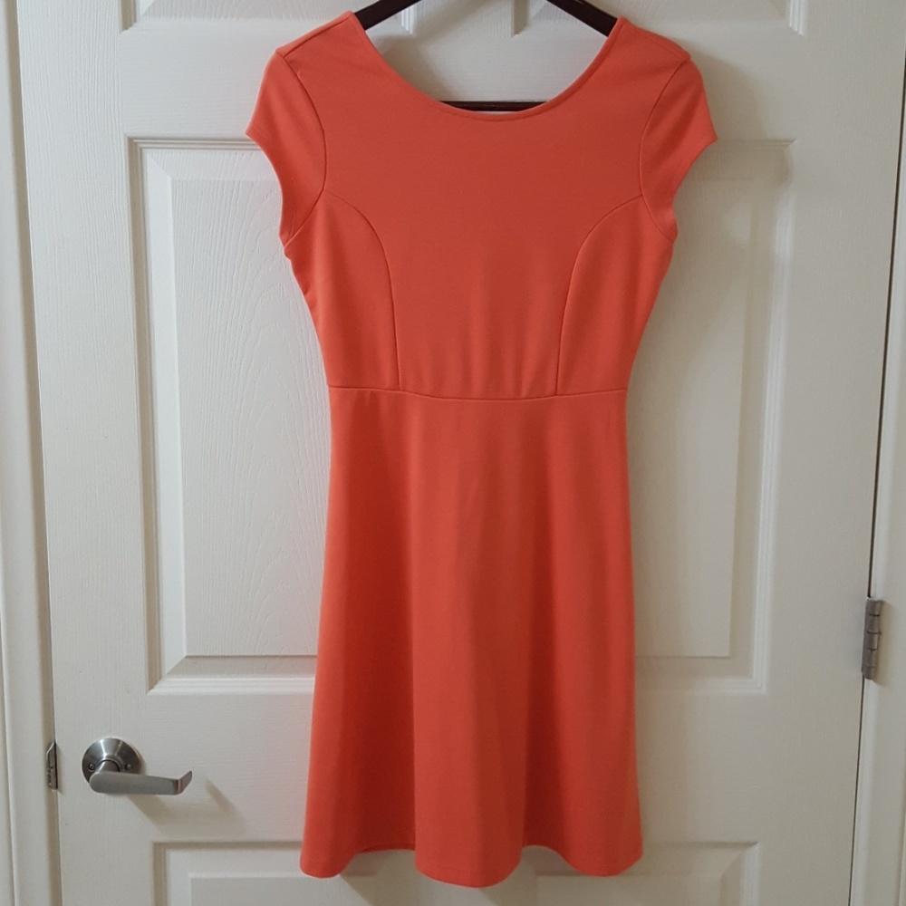 Scoop back dress